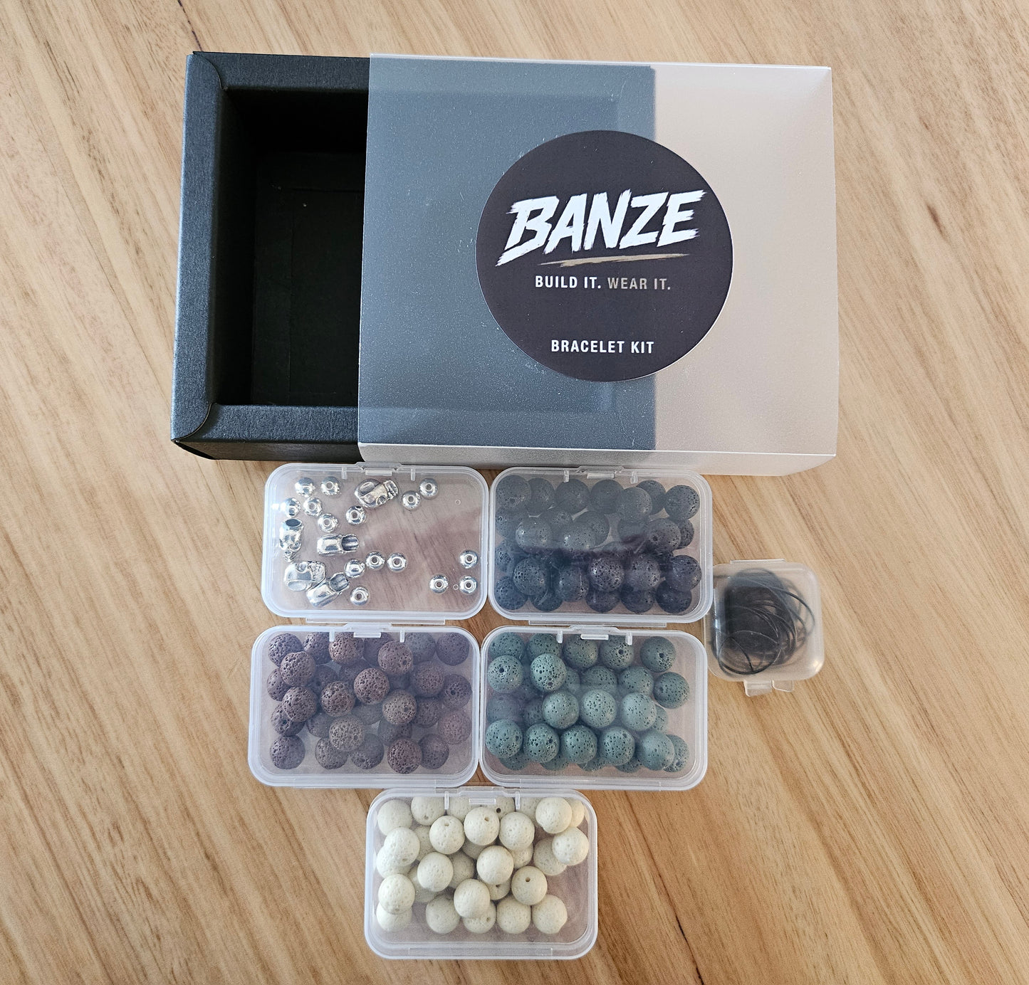 BANZE Premium Lava Stone Bracelet Kit