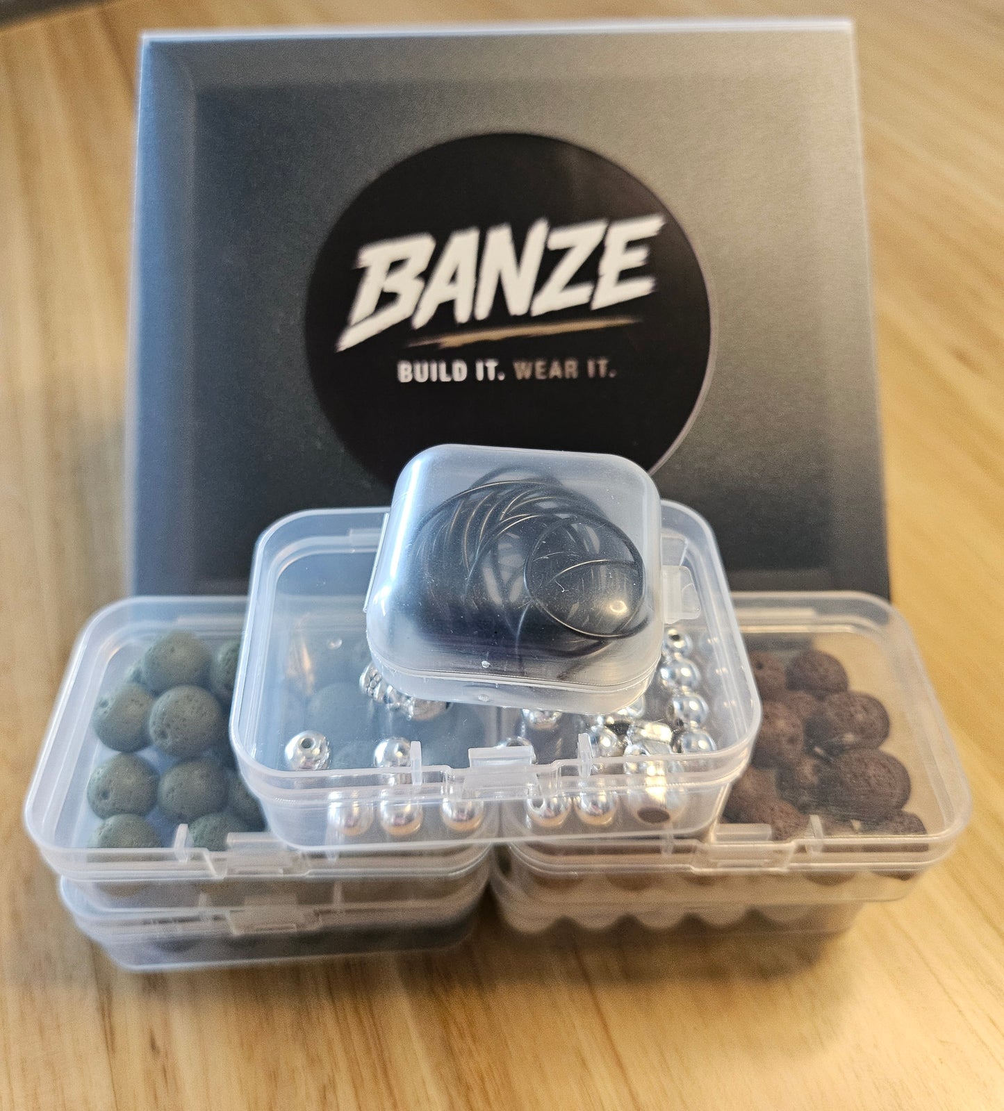 BANZE Premium Lava Stone Bracelet Kit