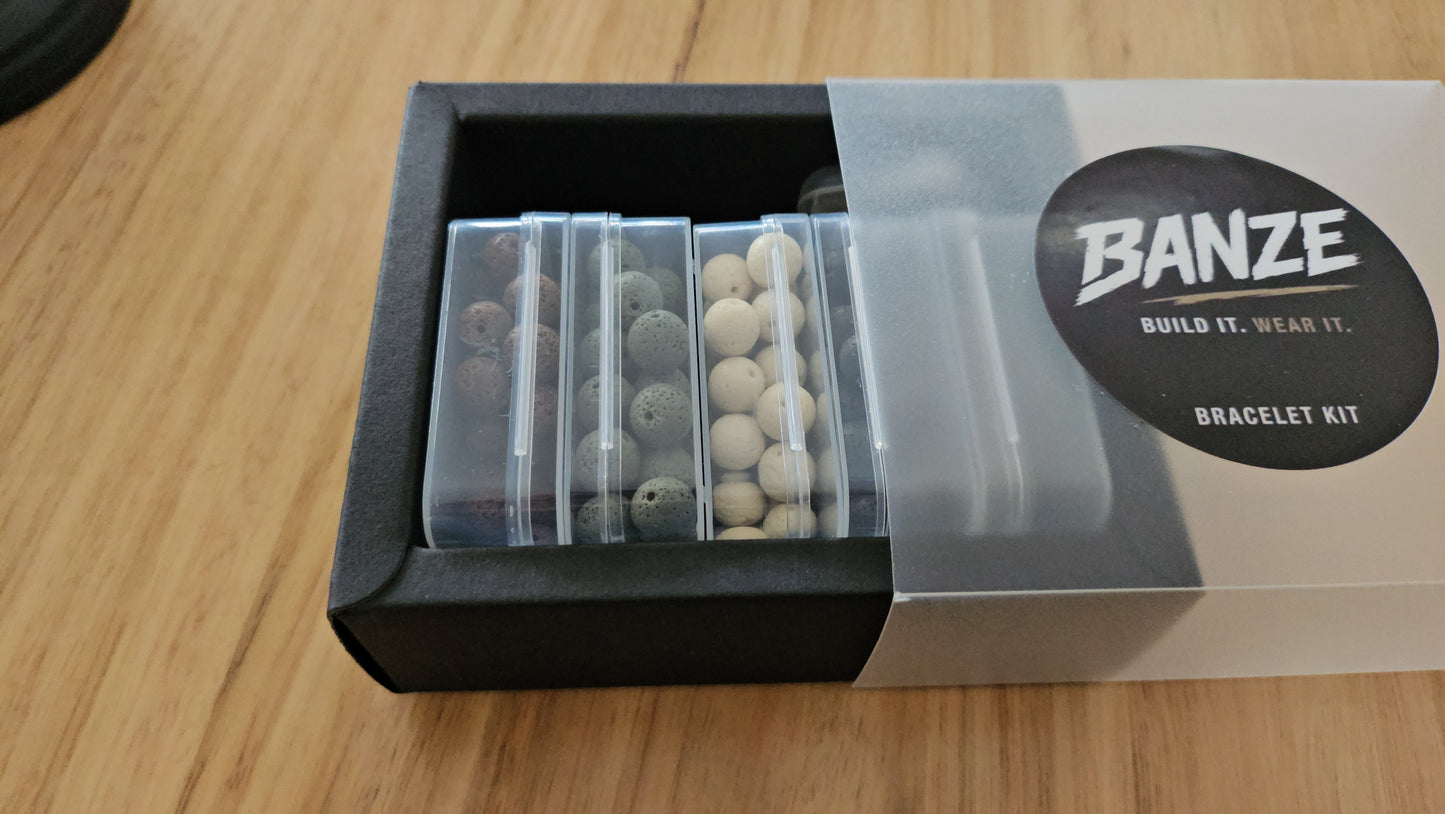 BANZE Premium Lava Stone Bracelet Kit